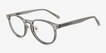 Whoosh Gray Green PlasticEyeglass Frames from EyeBuyDirect, Angle View