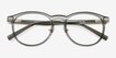 Whoosh Gray Green PlasticEyeglass Frames from EyeBuyDirect, Closed View