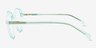 Doodle Clear Blue PlasticEyeglass Frames from EyeBuyDirect, Side View