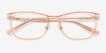 Giggle Clear Pink PlasticEyeglass Frames from EyeBuyDirect, Closed View