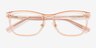 Giggle Clear Pink PlasticEyeglass Frames from EyeBuyDirect, Closed View