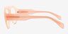 Just Be Striped Pink PlasticEyeglass Frames from EyeBuyDirect, Side View