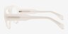 Just Be Multicolor White PlasticEyeglass Frames from EyeBuyDirect, Side View