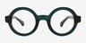 Pendleton Teal Matériaux biosourcésMontures de lunettes de vue d'EyeBuyDirect, Vue de Face