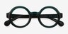 Pendleton Teal Matériaux biosourcésMontures de lunettes de vue d'EyeBuyDirect, Vue Rapprochée