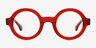 Pendleton Red Alternative MaterialsEyeglass Frames from EyeBuyDirect, Front View