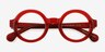 Pendleton Red Alternative MaterialsEyeglass Frames from EyeBuyDirect, Closed View