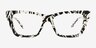 Celia Zebra Pattern Alternative MaterialsEyeglass Frames from EyeBuyDirect, Front View
