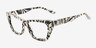 Celia Zebra Pattern Alternative MaterialsEyeglass Frames from EyeBuyDirect, Angle View