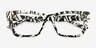 Celia Zebra Pattern Alternative MaterialsEyeglass Frames from EyeBuyDirect, Closed View