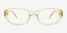 Nina Yellow Alternative MaterialsEyeglass Frames from EyeBuyDirect, Front View