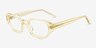 Nina Yellow Alternative MaterialsEyeglass Frames from EyeBuyDirect, Angle View