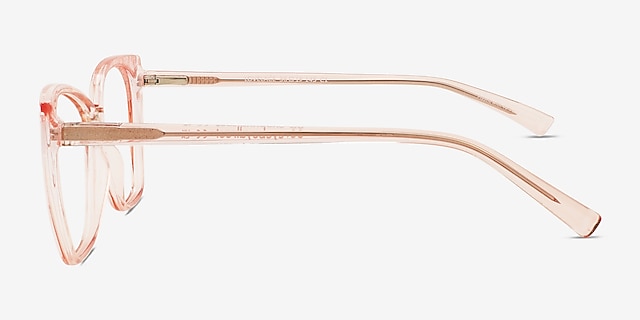 Lovelace Pink Alternative MaterialsEyeglass Frames from EyeBuyDirect, Side View