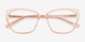 Lovelace Pink Alternative MaterialsEyeglass Frames from EyeBuyDirect, Closed View