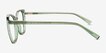 Lovelace Green Alternative MaterialsEyeglass Frames from EyeBuyDirect, Side View