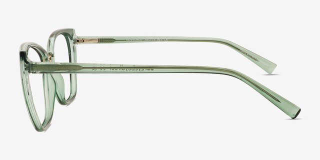 Lovelace Green Alternative MaterialsEyeglass Frames from EyeBuyDirect, Side View