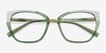 Lovelace Green Alternative MaterialsEyeglass Frames from EyeBuyDirect, Closed View