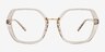 Darlington Gray Alternative MaterialsEyeglass Frames from EyeBuyDirect, Front View