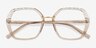Darlington Gray Alternative MaterialsEyeglass Frames from EyeBuyDirect, Closed View