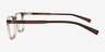 Sinclair Gradient Gray Alternative MaterialsEyeglass Frames from EyeBuyDirect, Side View