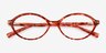 Whitmore Tortoise Alternative MaterialsEyeglass Frames from EyeBuyDirect, Closed View
