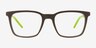 Accelerate Matte Gray Eco-friendlyEyeglass Frames from EyeBuyDirect, Front View