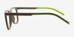 Accelerate Matte Gray Alternative MaterialsEyeglass Frames from EyeBuyDirect, Side View