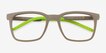 Accelerate Matte Gray Alternative MaterialsEyeglass Frames from EyeBuyDirect, Closed View