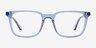 Ambition Clear Blue AcetateEyeglass Frames from EyeBuyDirect, Front View