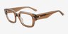 Hawke Brown Alternative MaterialsEyeglass Frames from EyeBuyDirect, Angle View
