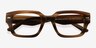 Hawke Striped Alternative MaterialsEyeglass Frames from EyeBuyDirect, Closed View