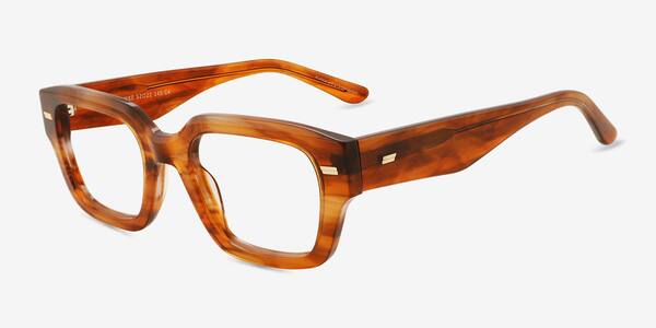 Striped Brown Hawke -  Alternative-materials Eyeglasses