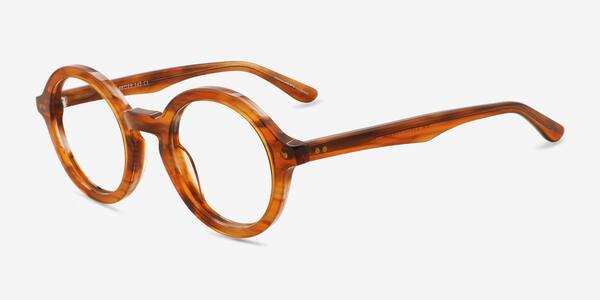 Striped Brown Grant -  Alternative-materials Eyeglasses
