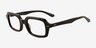 Reid Noir Matériaux biosourcésMontures de lunettes de vue d'EyeBuyDirect, Vue d'Angle