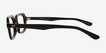 Reid Black Alternative MaterialsEyeglass Frames from EyeBuyDirect, Side View