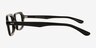 Reid Noir Matériaux biosourcésMontures de lunettes de vue d'EyeBuyDirect, Vue de Côté