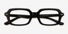 Reid Noir Matériaux biosourcésMontures de lunettes de vue d'EyeBuyDirect, Vue Rapprochée