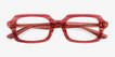 Reid Striped Purple Alternative MaterialsEyeglass Frames from EyeBuyDirect, Closed View