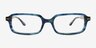 Hale Blue Floral AcetateEyeglass Frames from EyeBuyDirect, Front View
