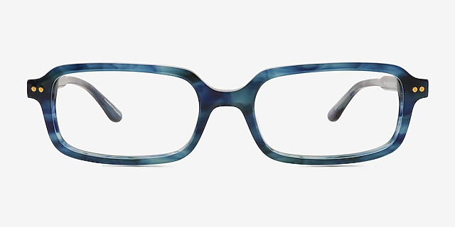 Hale Blue Floral Alternative MaterialsEyeglass Frames from EyeBuyDirect, Front View