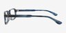 Hale Blue Floral AcetateEyeglass Frames from EyeBuyDirect, Side View