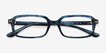 Hale Blue Floral Alternative MaterialsEyeglass Frames from EyeBuyDirect, Closed View