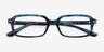 Hale Blue Floral AcetateEyeglass Frames from EyeBuyDirect, Closed View