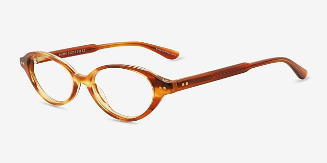 Burke Tortoise Alternative MaterialsEyeglass Frames from EyeBuyDirect, Angle View