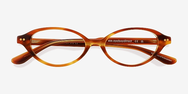 Burke Tortoise Alternative MaterialsEyeglass Frames from EyeBuyDirect, Closed View