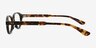 Burke Black Alternative MaterialsEyeglass Frames from EyeBuyDirect, Side View