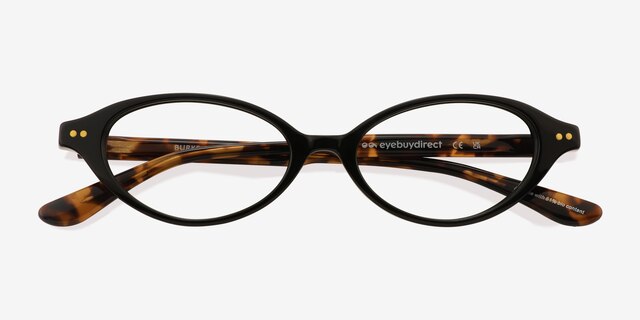 Burke Black Alternative MaterialsEyeglass Frames from EyeBuyDirect, Closed View