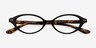 Burke Black Alternative MaterialsEyeglass Frames from EyeBuyDirect, Closed View