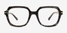 Marceau Blue Tortoise Alternative MaterialsEyeglass Frames from EyeBuyDirect, Front View