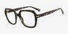 Marceau Blue Tortoise Alternative MaterialsEyeglass Frames from EyeBuyDirect, Angle View